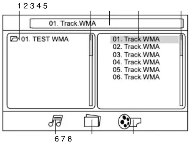 HYUNDAI H-CMD4027 - Воспроизведение файлов MP3/DivX/JPEG - 1