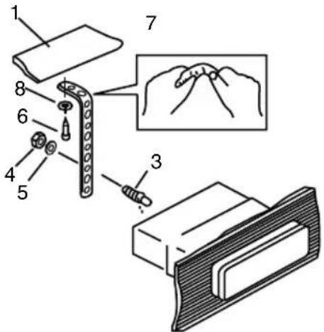 HYUNDAI H-CMD4027 - DIN front-mount (Method A) - 2