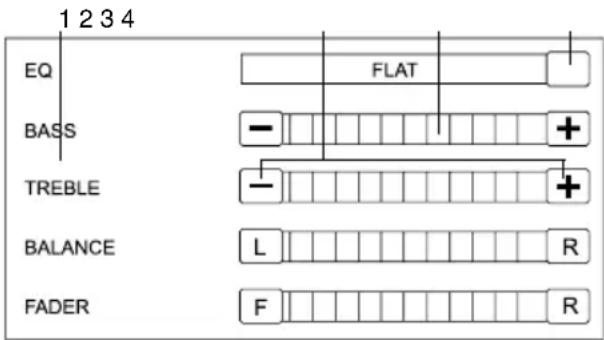 HYUNDAI H-CMMD4059 - Setting the sound characteristics - 1