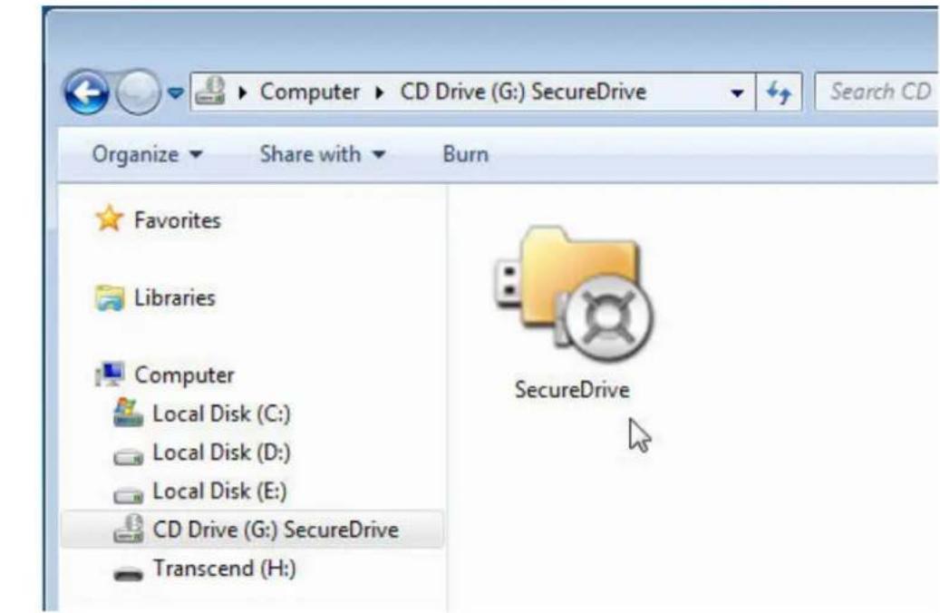 TRANSCEND JetFlash elite 620 - Creating a Private Zone and Setting a Password - 1