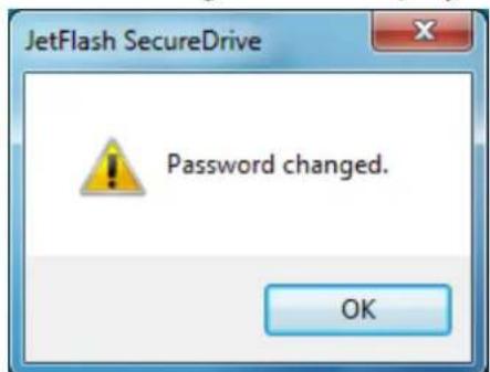 TRANSCEND JetFlash elite 620 - Changing Your Password - 2