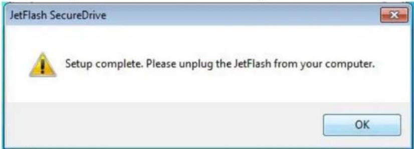 TRANSCEND JetFlash elite 620 - Creating a Private Zone and Setting a Password - 6