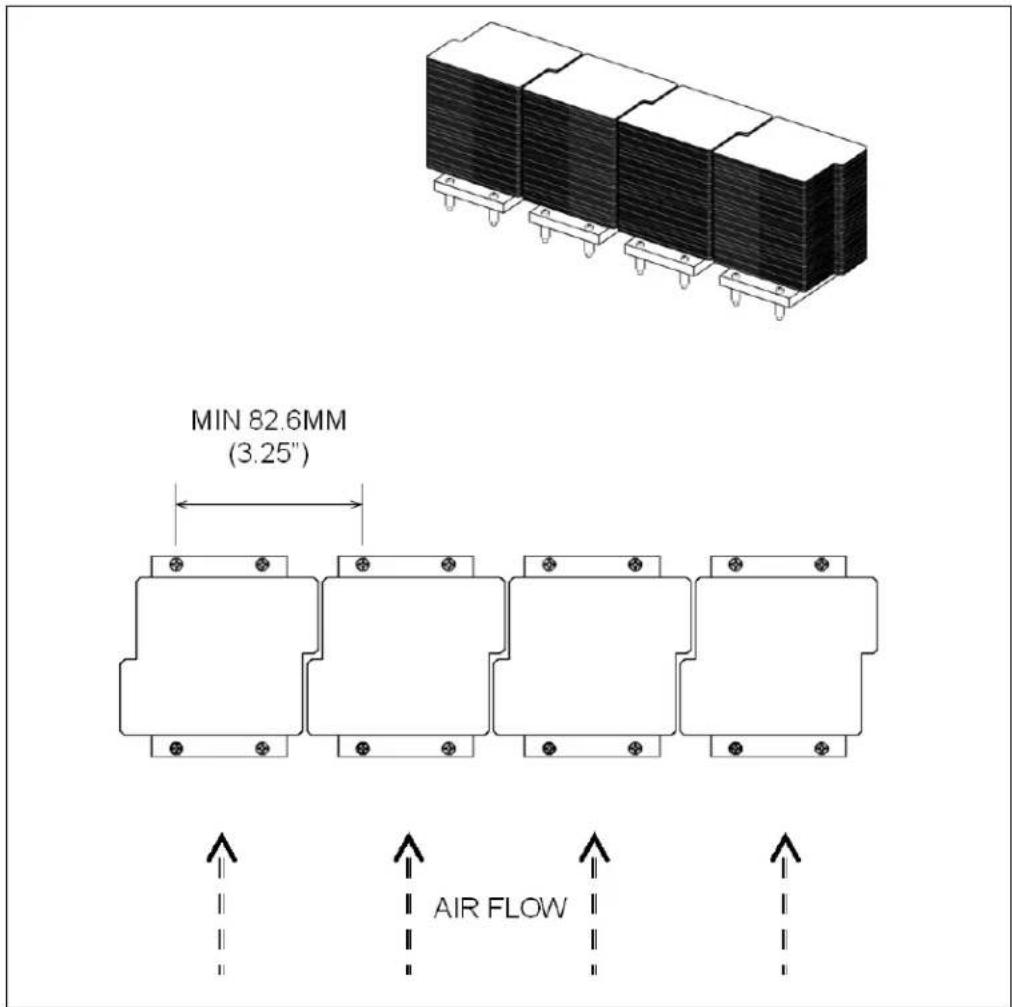 MIN 82.6MM (3.25") AIR FLOW