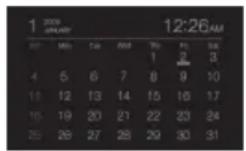 SONY DPF-D72NR - Clock and calendar display - 12