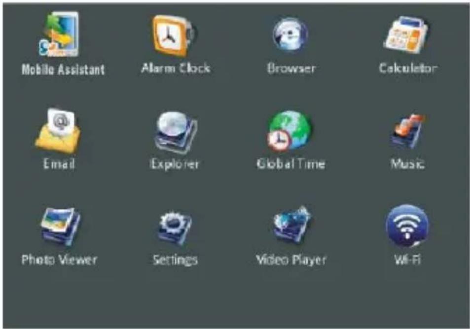 Aluratek AEBK08FB - Main Menu - 1