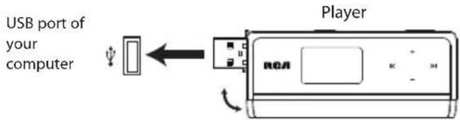 AUDIOVOX TH1814 - Connecting to the computer - 1