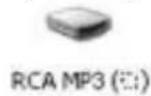 AUDIOVOX M-6316BL - To copy files in MSC mode: - 1