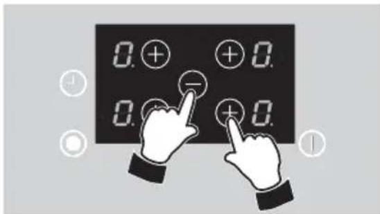 CDA HVC75SS - Press the key at THE BOTTOM RIGHT SIDE and the key together at the same time; then release these keys. - 1