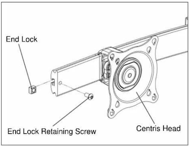 End Lock End Lock Retaining Screw Centris Head