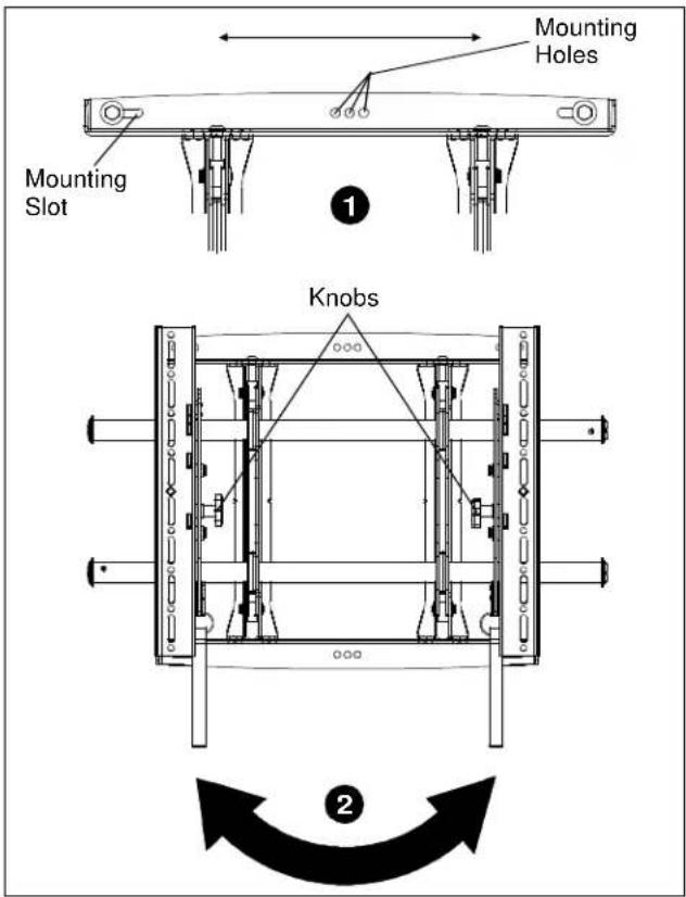 Mounting Holes Mounting Slot Knobs 2