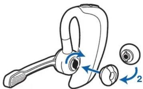 PLANTRONICS 38659-01 - Changing Eartips - 2
