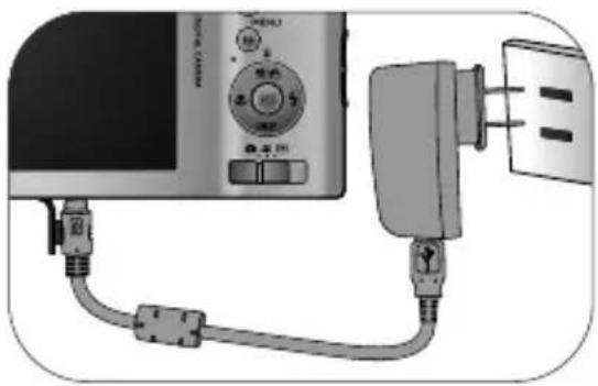 BENQ 9H.A1301.7AE - To charge the battery via a wall outlet: - 1