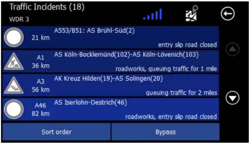 BLAUPUNKT 50 EU Pro - TMC state (only for devices with TMC receiver) - 1