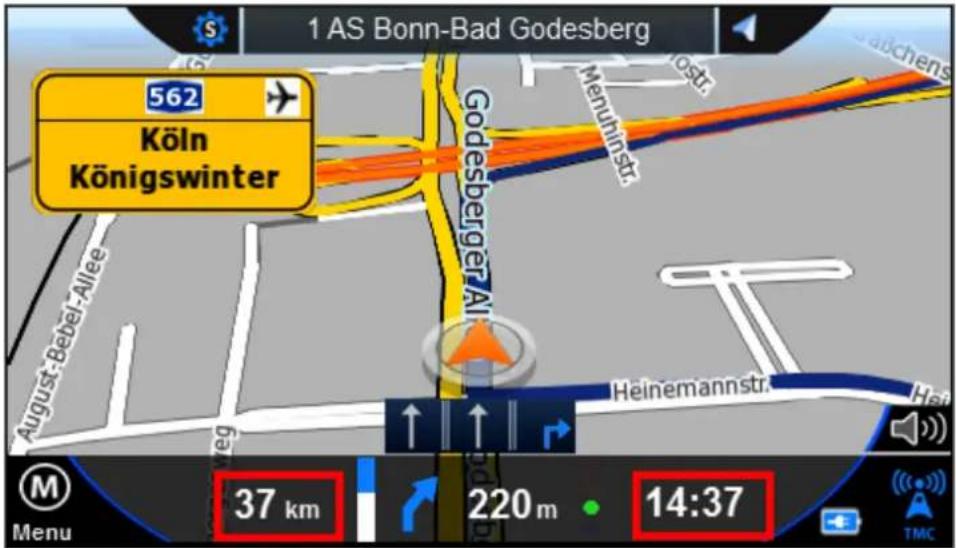 BLAUPUNKT 50 EU Pro - Driving information - 1