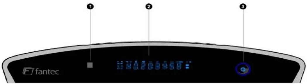 Fantec 16241 - Front Panel - 1