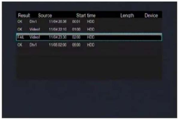 Fantec 16242 - Viewing Recording History - 1
