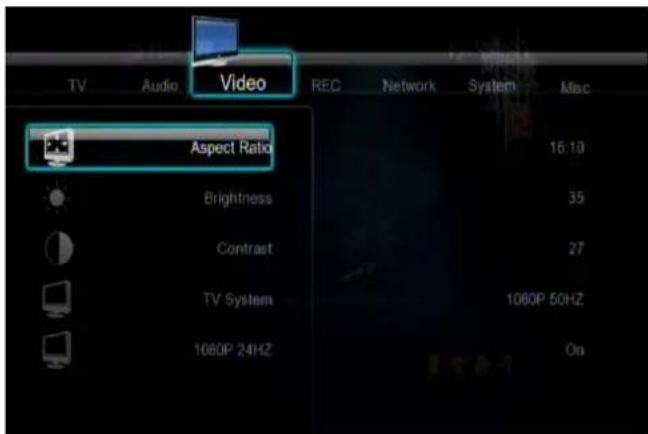 Fantec 16242 - Changing Video Settings - 1
