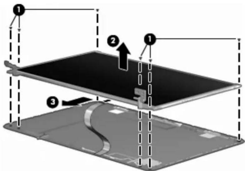 HP Pavilion dv6-3085ea - BrightView display assembly - 7