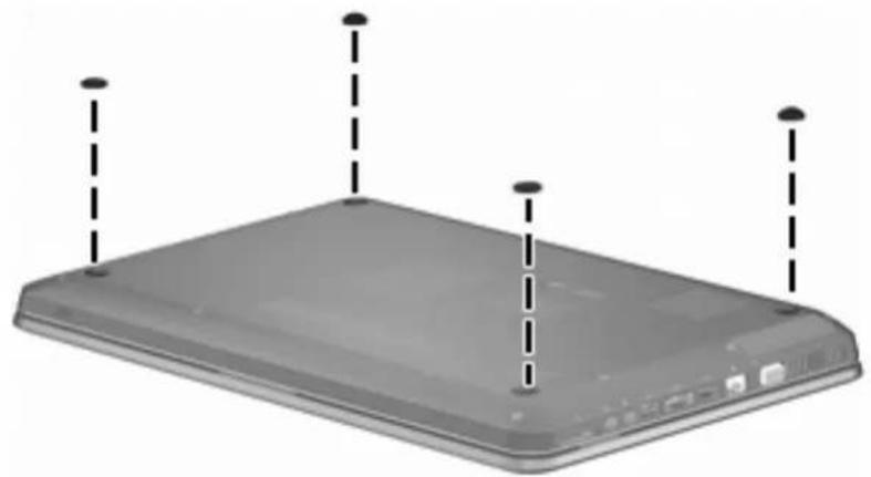 HP Pavilion dv6-3085ea - Computer feet - 1