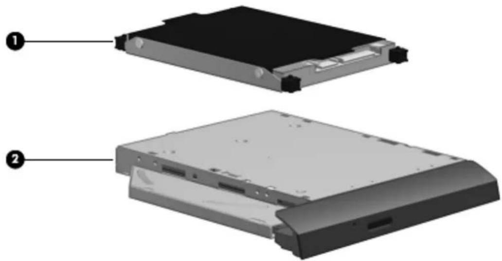 HP Pavilion dv6-3085ea - Mass storage devices - 1