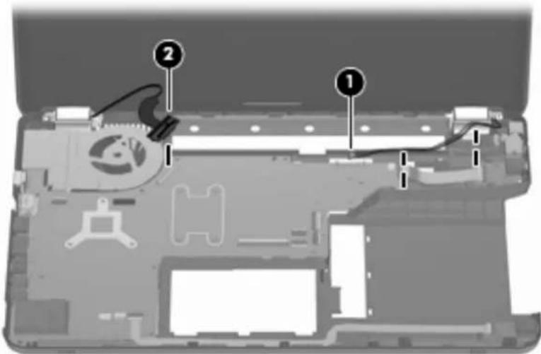 HP Pavilion dv6-3085ea - BrightView display assembly - 2