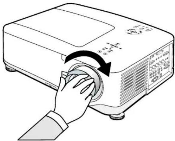 NEC NP4001-07ZL - Installing the New Lens - 2