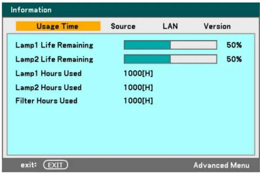 NEC NP4001-07ZL - ⑤ Getting Information - 2
