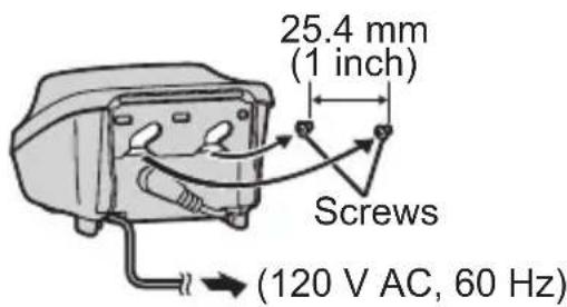 25.4 mm (1 inch) Screws (120 V AC, 60 Hz)