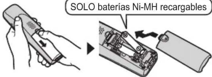 SOLO baterías Ni-MH recargables