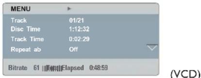 PHILIPS DVP3166X - Using the OSD menu - 2