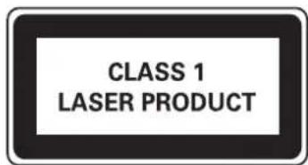 CLASS 1 LASER PRODUCT