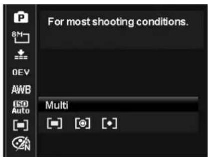 For most shooting conditions. Multi
