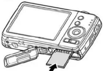 PHILIPS DSC112BL - Inserting an SD/ SDHC/ SDXC Memory Card - 2