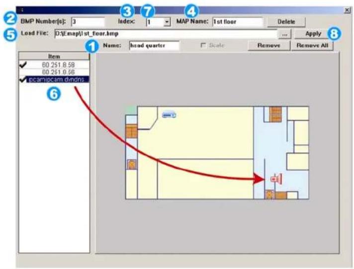 LOGILINK AVN363V - How to add a single E-Map group: - 1