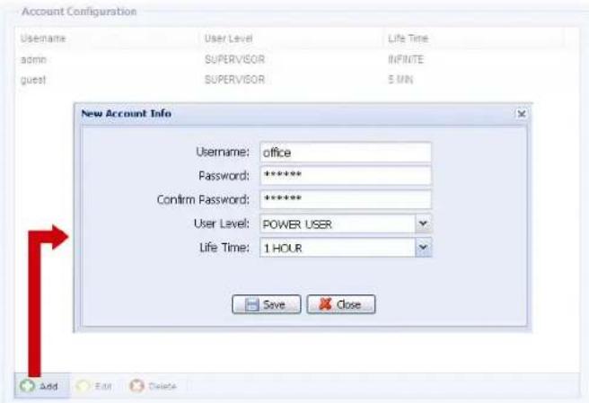 LOGILINK AVN363V - How to create a new account - 1