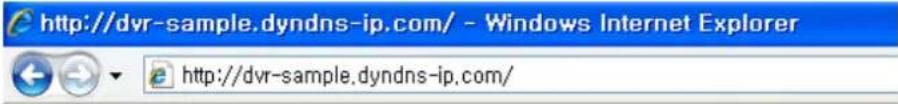 http://dvr-sample.dyndns-ip.com/ - Windows Internet Explorer http://dvr-sample.dyndns-ip.com/
