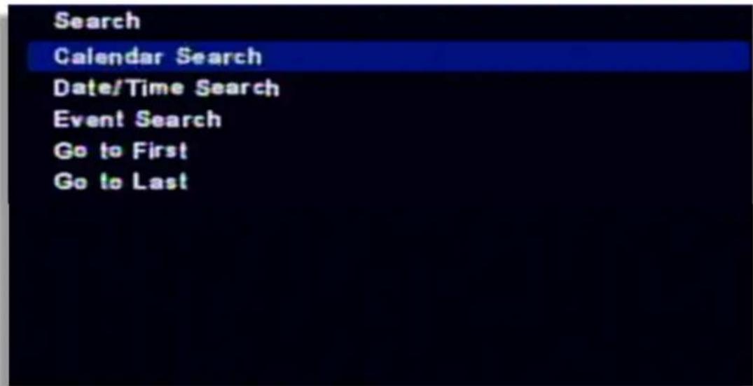 Search Calendar Search Date/Time Search Event Search Go to First Go to Last