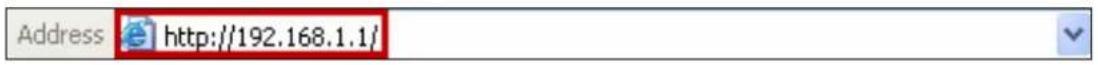 Address http://192.168.1.1/