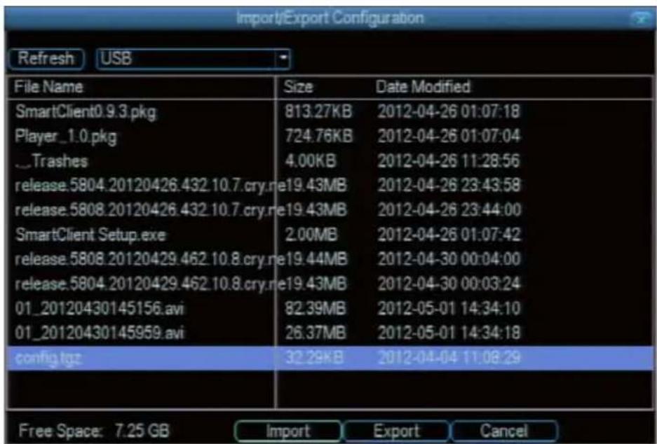 SWANN SWDVK-830008 - To export your settings: - 1