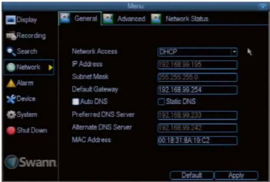 SWANN SWDVK-830008 - Network: General - 1