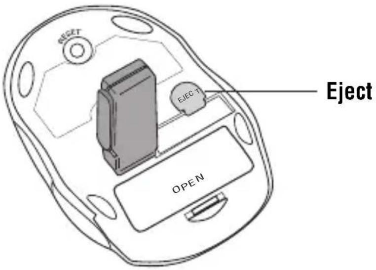 TARGUS Stow-N-Go - Connecting the Mouse Receiver - 1