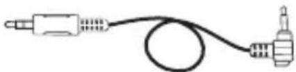 Simple line drawing of a connector with two connectors and a cable (no text or symbols)