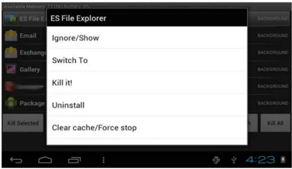 NEVIR NVR-TAB7 S4 - ES file browser - 1