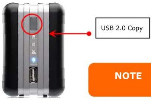 USB 2.0 Copy NOTE