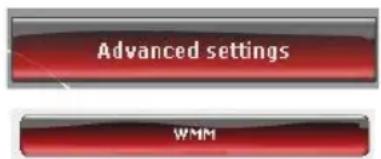 Advanced settings WMM