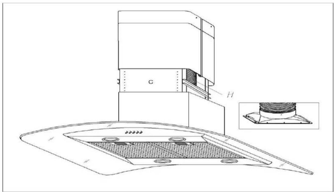 KELVINATOR KCH900IS - Island Hood - 10