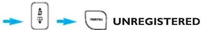 PHILIPS DECT1224S - ◆To unregister a handset - 3