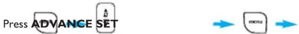PHILIPS DECT1224S - ◆Local area code setting - 1