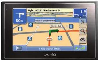 Right: A3212/Parliament St. 80m Victoria Embanktwert Guardz Ave 1 King Charles Street DTG km 1.9