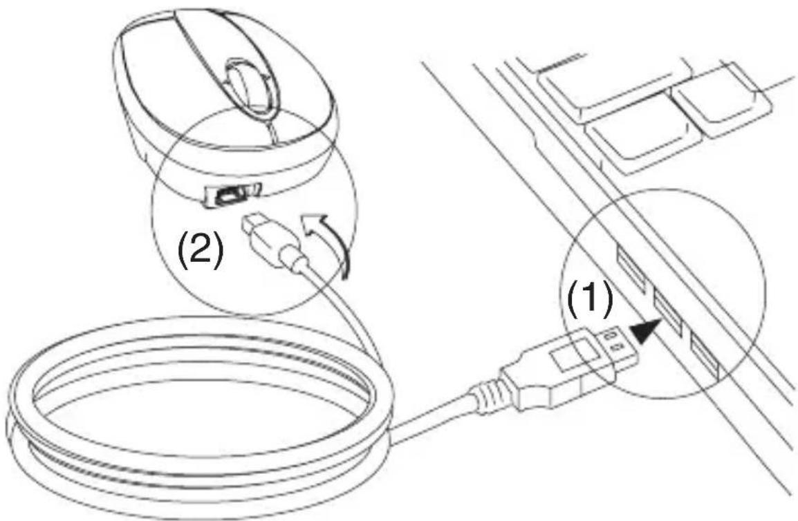 TARGUS AMW28AU - Charging the Mouse - 1